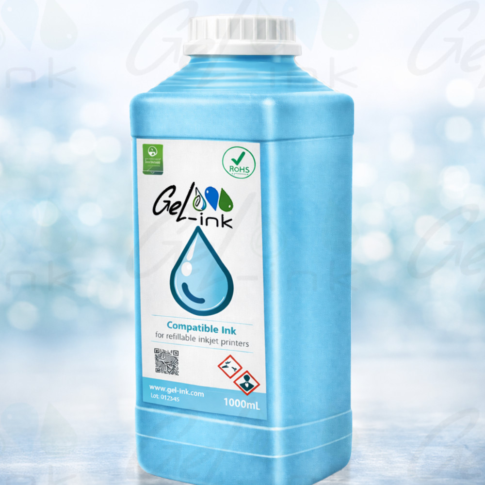 Inchiostro Thermal DYE Bottiglia 1L | Gel-Ink