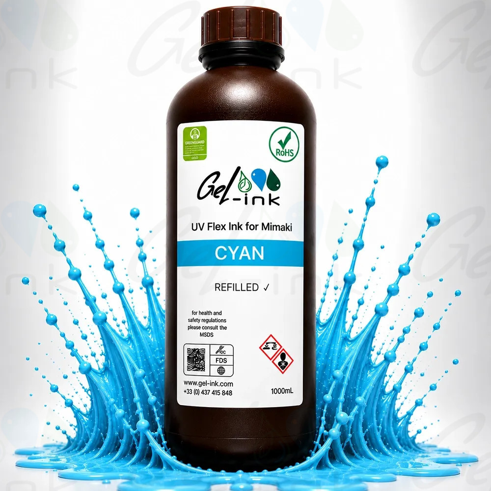 Encre Mimaki LUS120 Bouteille 1L Recharge | Gel-Ink