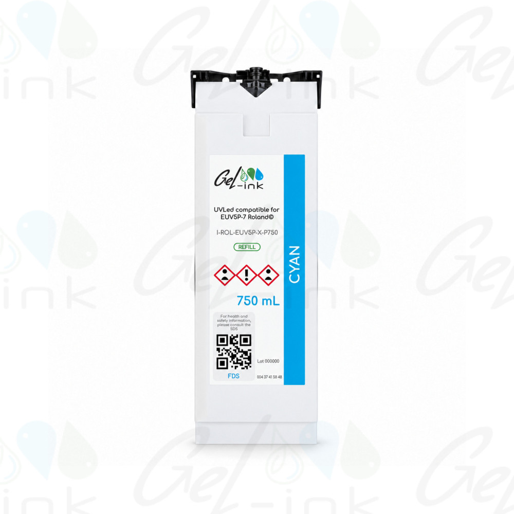 Encre UV LED compatible Roland EUV5 (Poche 750 mL)